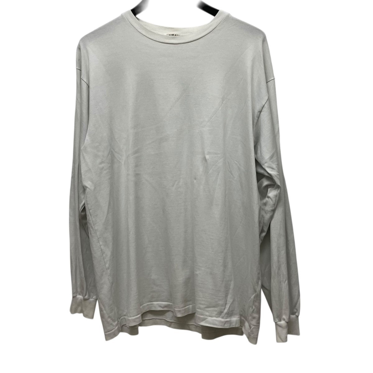 AURALEE LUSTER PLAITING L S TEEクルーネック長袖TシャツA00SP01GT