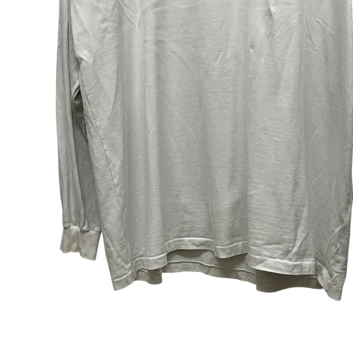 AURALEE LUSTER PLAITING L S TEEクルーネック長袖TシャツA00SP01GT 古着・中古-4枚目のアイテム画像