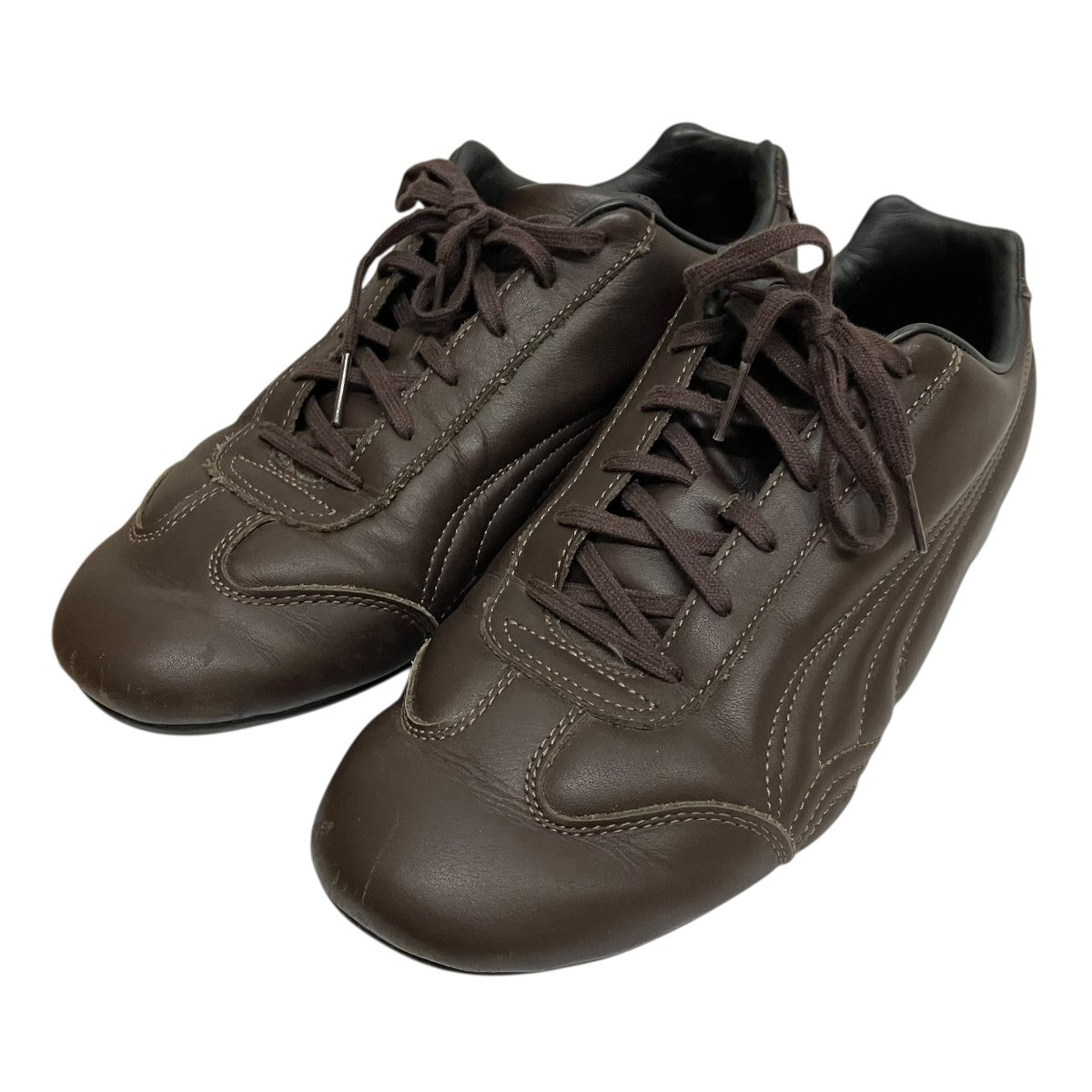 PUMA×JJJJound Speedcat Brown Leatherスニーカー405979-02 古着・中古-1枚目のアイテム画像