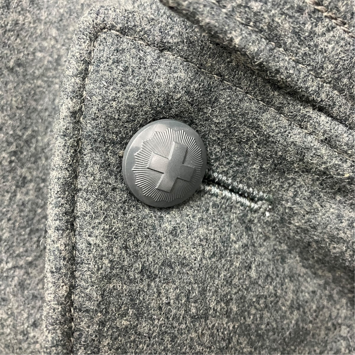 SWISS ARMY 70sダブルチェスターコート 古着・中古-6枚目のアイテム画像