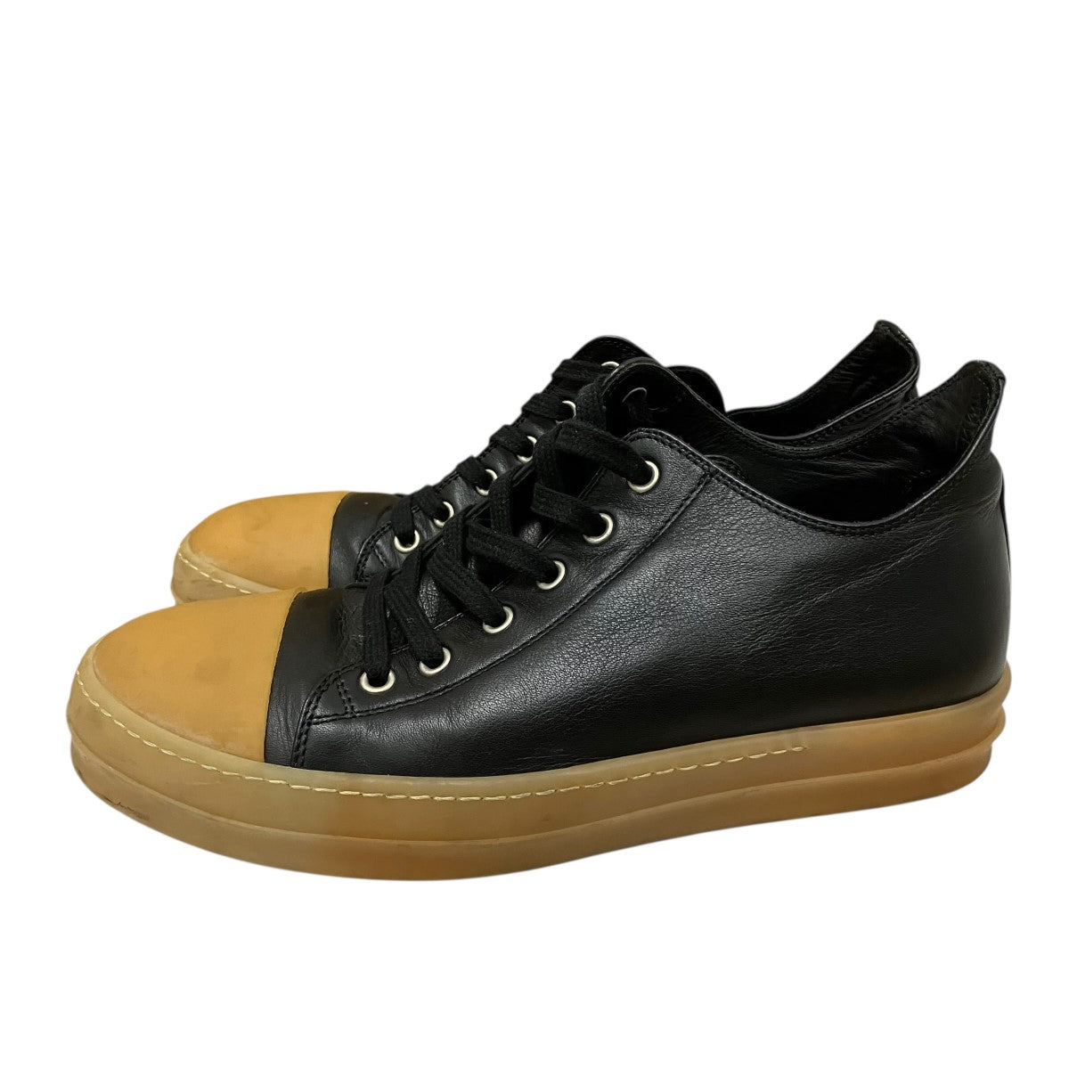 Gum Sole RamonesレザースニーカーE18 1606