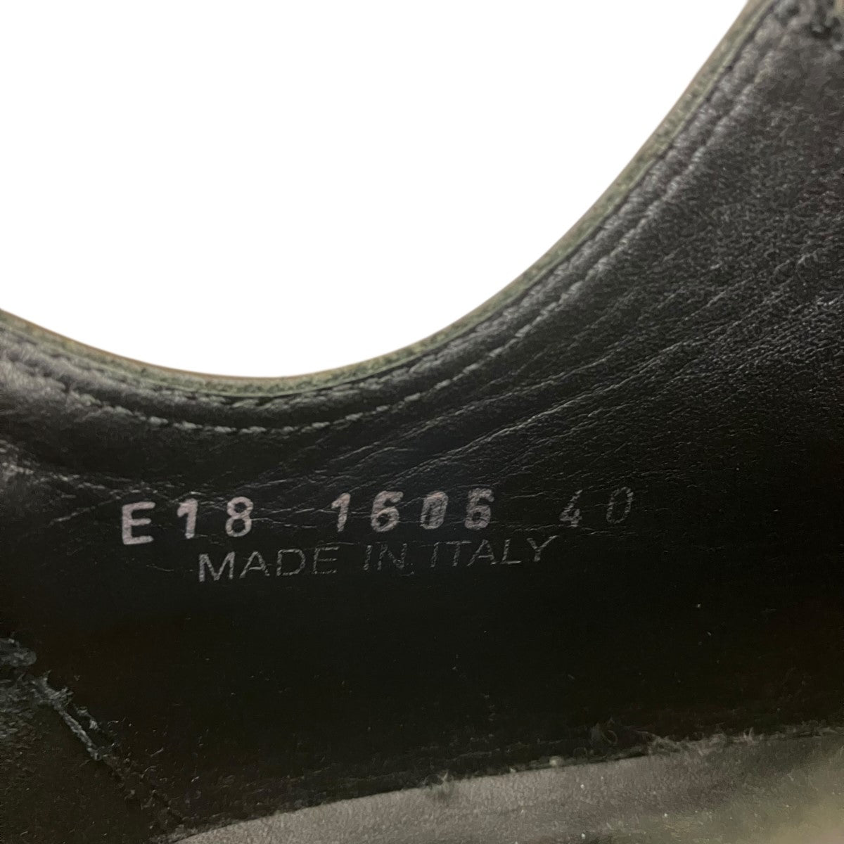 Gum Sole RamonesレザースニーカーE18 1606