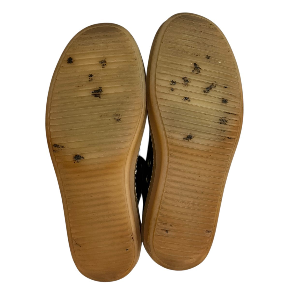 Gum Sole RamonesレザースニーカーE18 1606