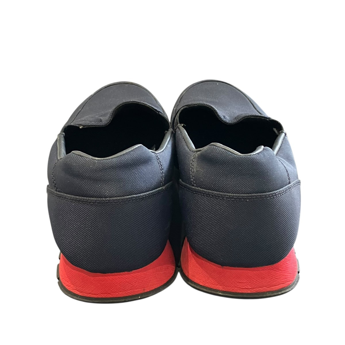 PRADA(プラダ) スリッポン4D2805 4D2805 ネイビー×レッド サイズ 5