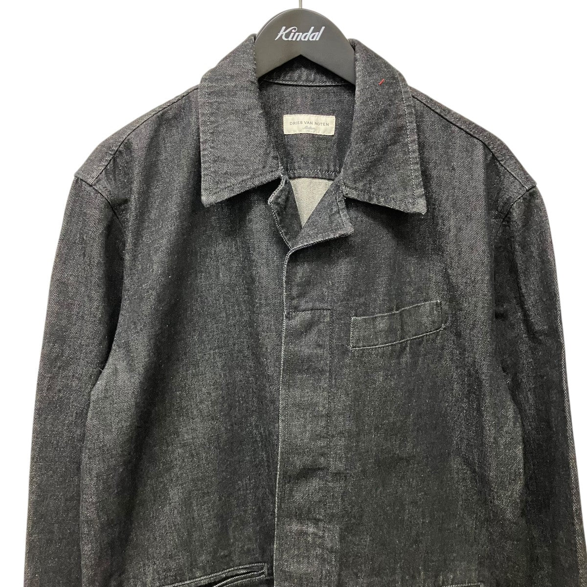 ドリスヴァンノッテン　デニムカバーオール DRIES VAN NOTEN(ドリスヴァンノッテン) デニムカバーオール ブラック