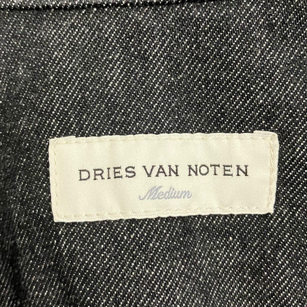 DRIES VAN NOTEN(ドリスヴァンノッテン) デニムカバーオール ブラック