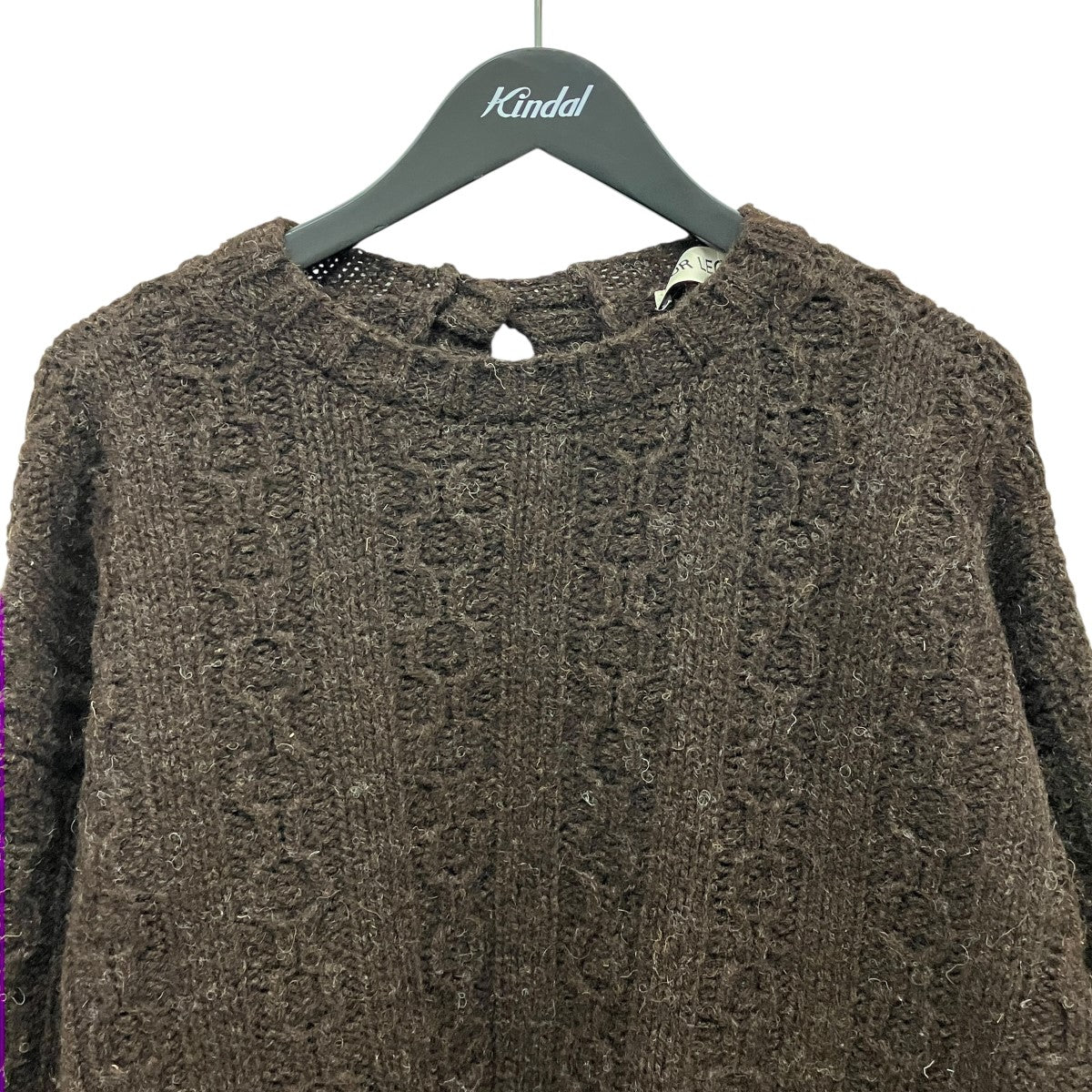 TODDLER POPOVER Welsh Chain KnitケーブルニットM4233TW