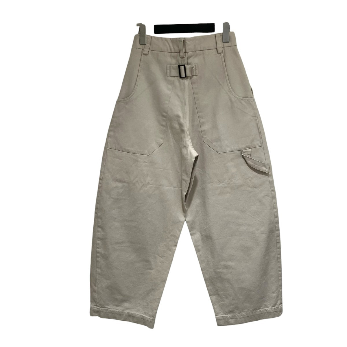 STUDIO NICHOLSON BRIDGES RAISED COTTON TWILLワイドテーパードタックパンツSNM-132 古着・中古-2枚目のアイテム画像