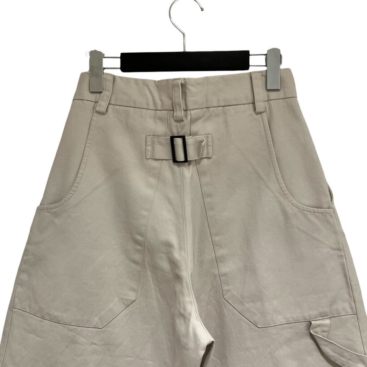 STUDIO NICHOLSON BRIDGES RAISED COTTON TWILLワイドテーパードタックパンツSNM-132 古着・中古-4枚目のアイテム画像