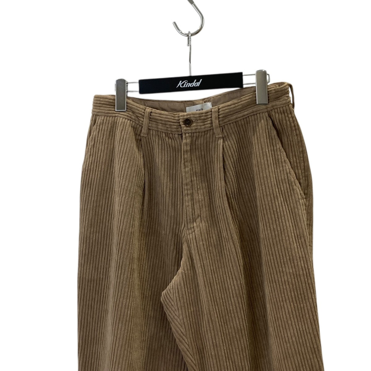 PLEATED TROUSERS REGULAR 5WALE CORDUROYコーデュロイパンツM18C-14PT01C