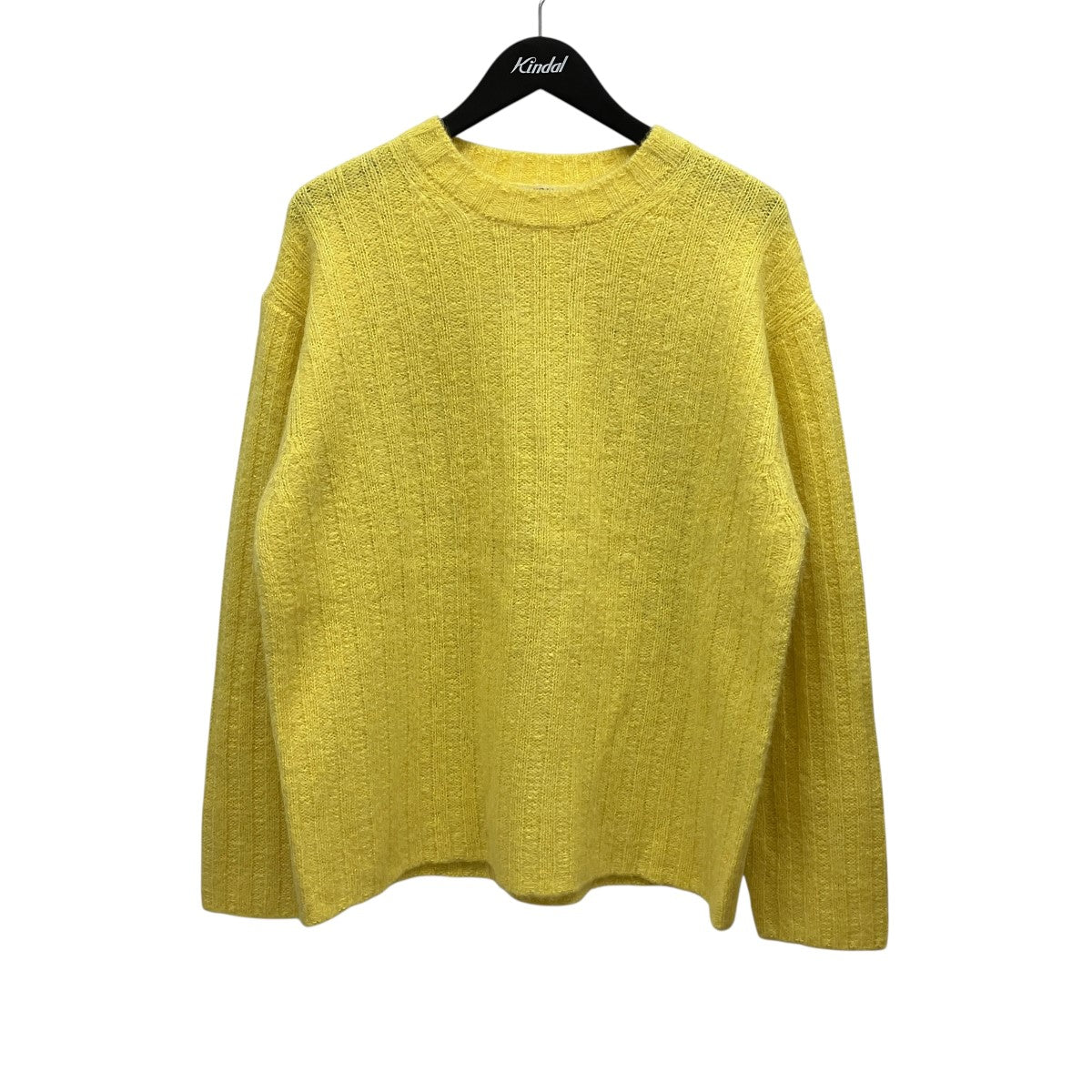21AWBABY ALPACA WOOL WIDE RIB KNIT P Oアルパカ混ニットA21AP02BA