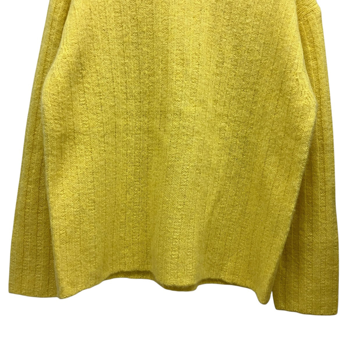 21AWBABY ALPACA WOOL WIDE RIB KNIT P Oアルパカ混ニットA21AP02BA
