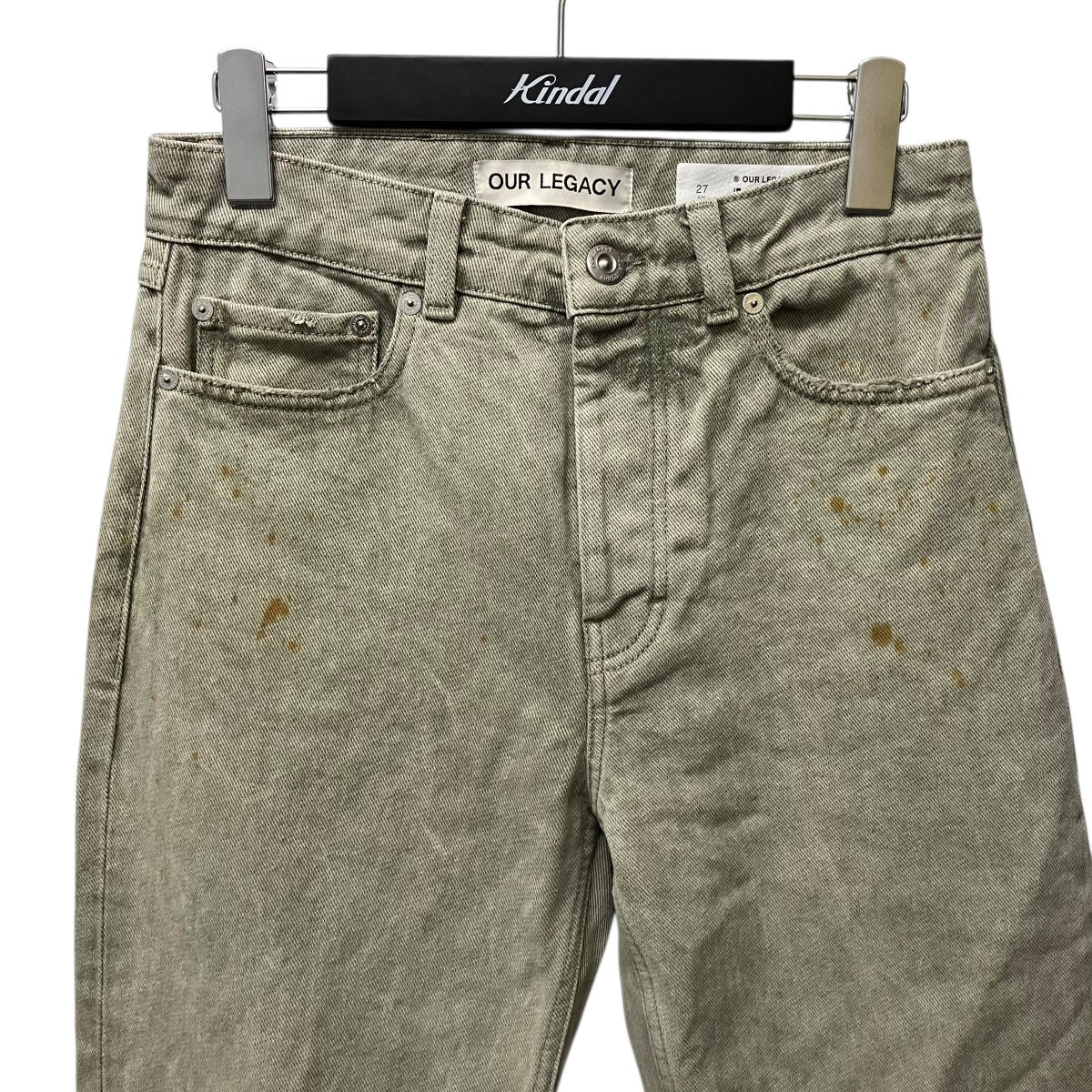 OUR LEGACY 汚れ加工デニムパンツW2235BA 古着・中古-3枚目のアイテム画像
