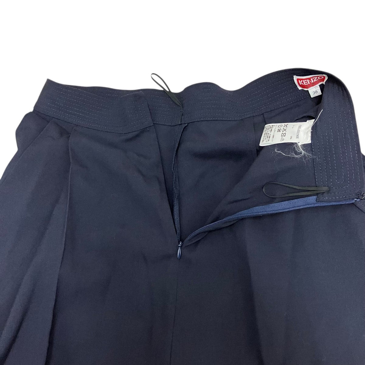 KENZO ベルテッドタックミニスカートFD62JU0029GE 古着・中古-5枚目のアイテム画像