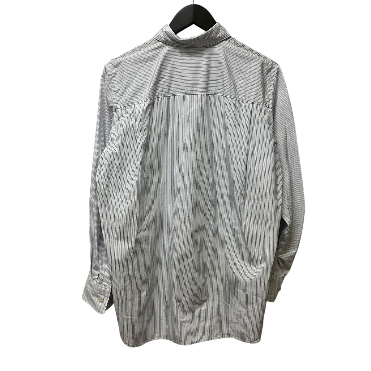 beautiful people 25AWdouble-front finx stripe shirtレイヤードストライプシャツ1545106003 古着・中古-2枚目のアイテム画像