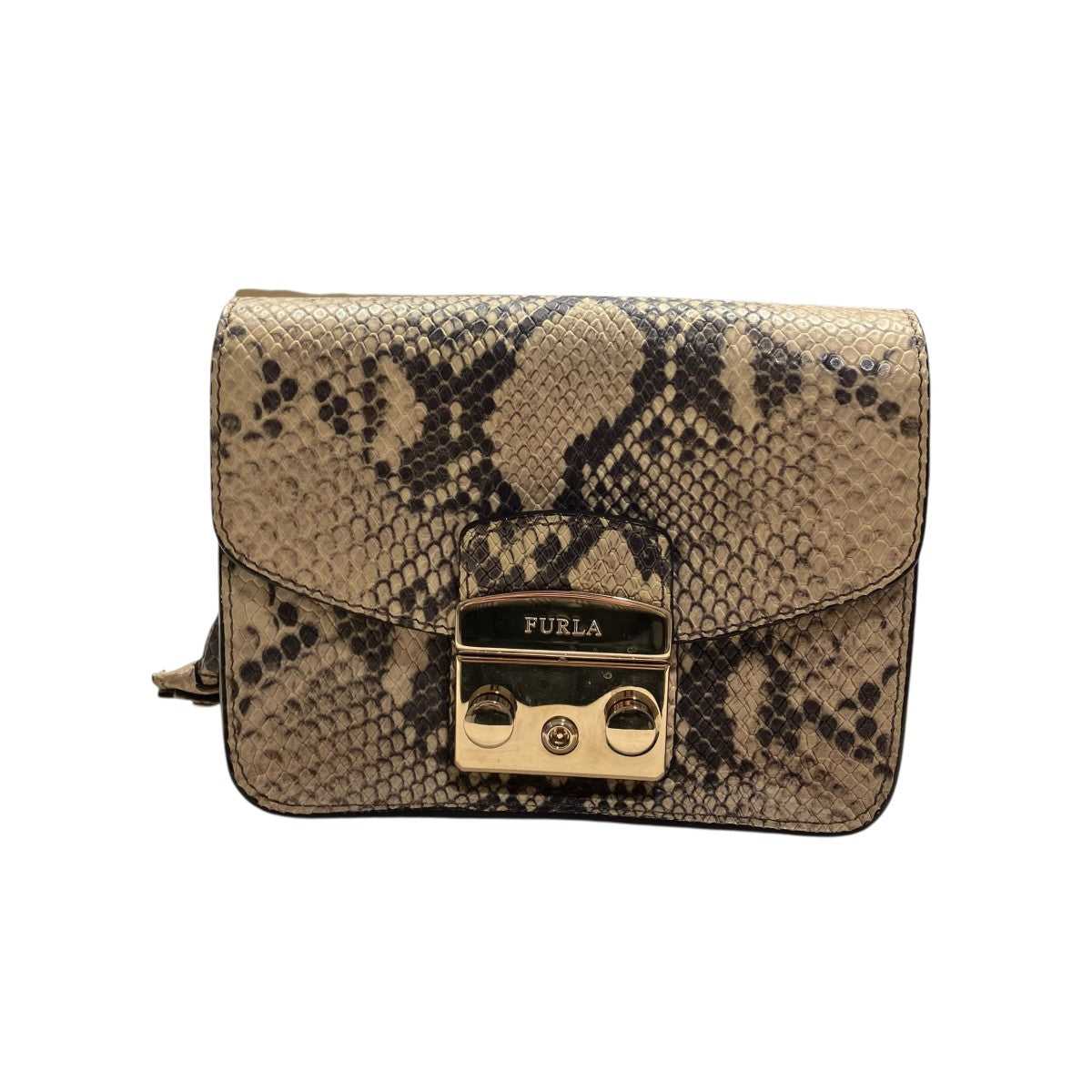 FURLA メトロポリスチェーンショルダーバッグ 古着・中古-2枚目のアイテム画像