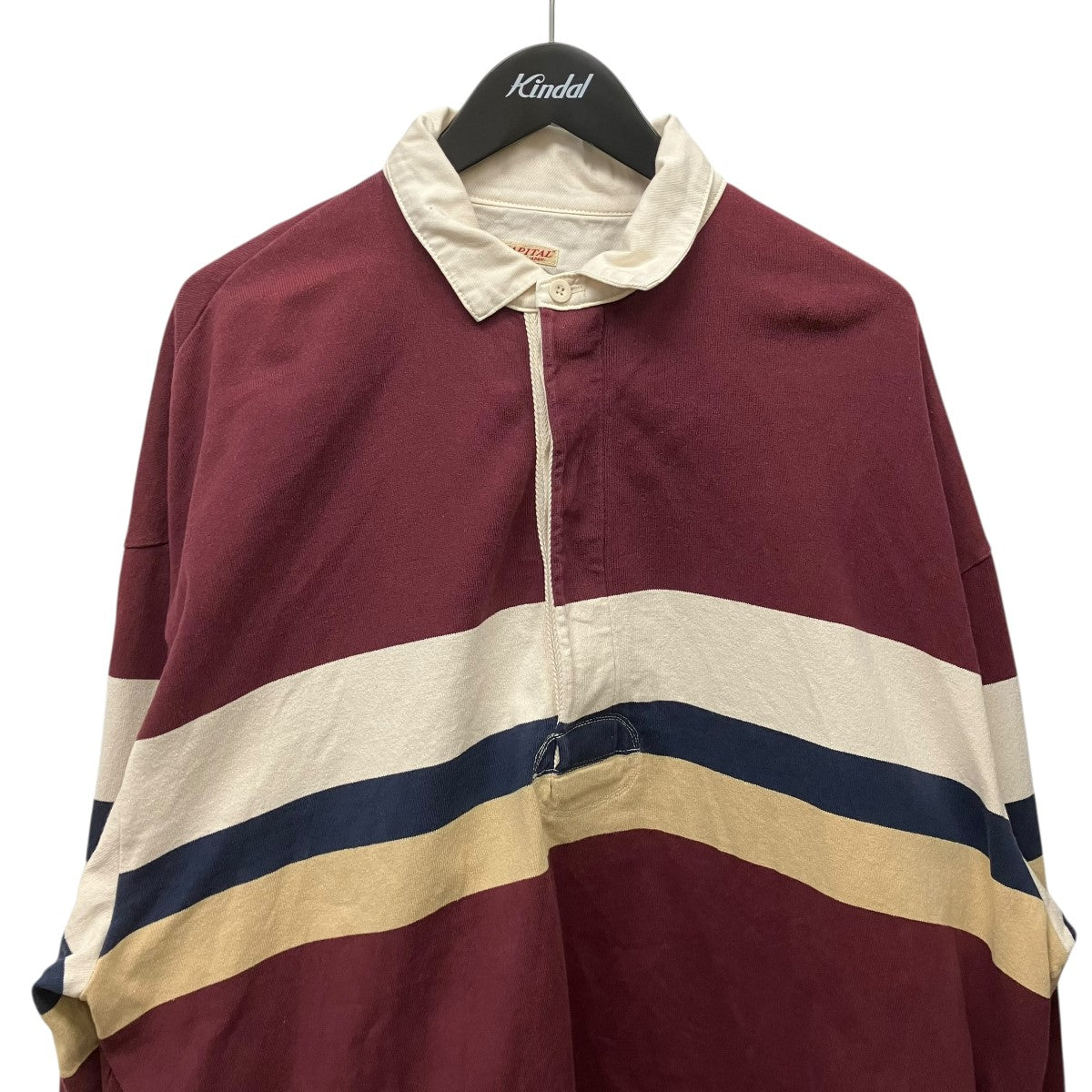 16 - Panel Border Jersey BIG Rugby ShirtボーダーラガーシャツK2403LC104