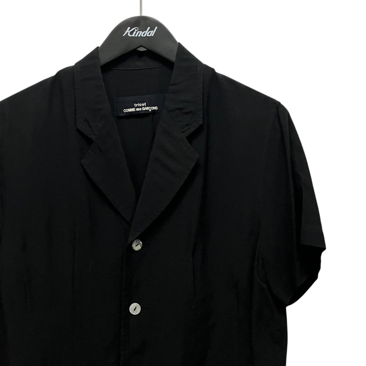 tricot COMME des GARCONS AD1993レーヨン半袖シャツＴＢ−０２０５４０ 古着・中古-3枚目のアイテム画像