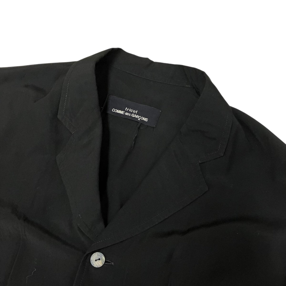 tricot COMME des GARCONS AD1993レーヨン半袖シャツＴＢ−０２０５４０ 古着・中古-5枚目のアイテム画像