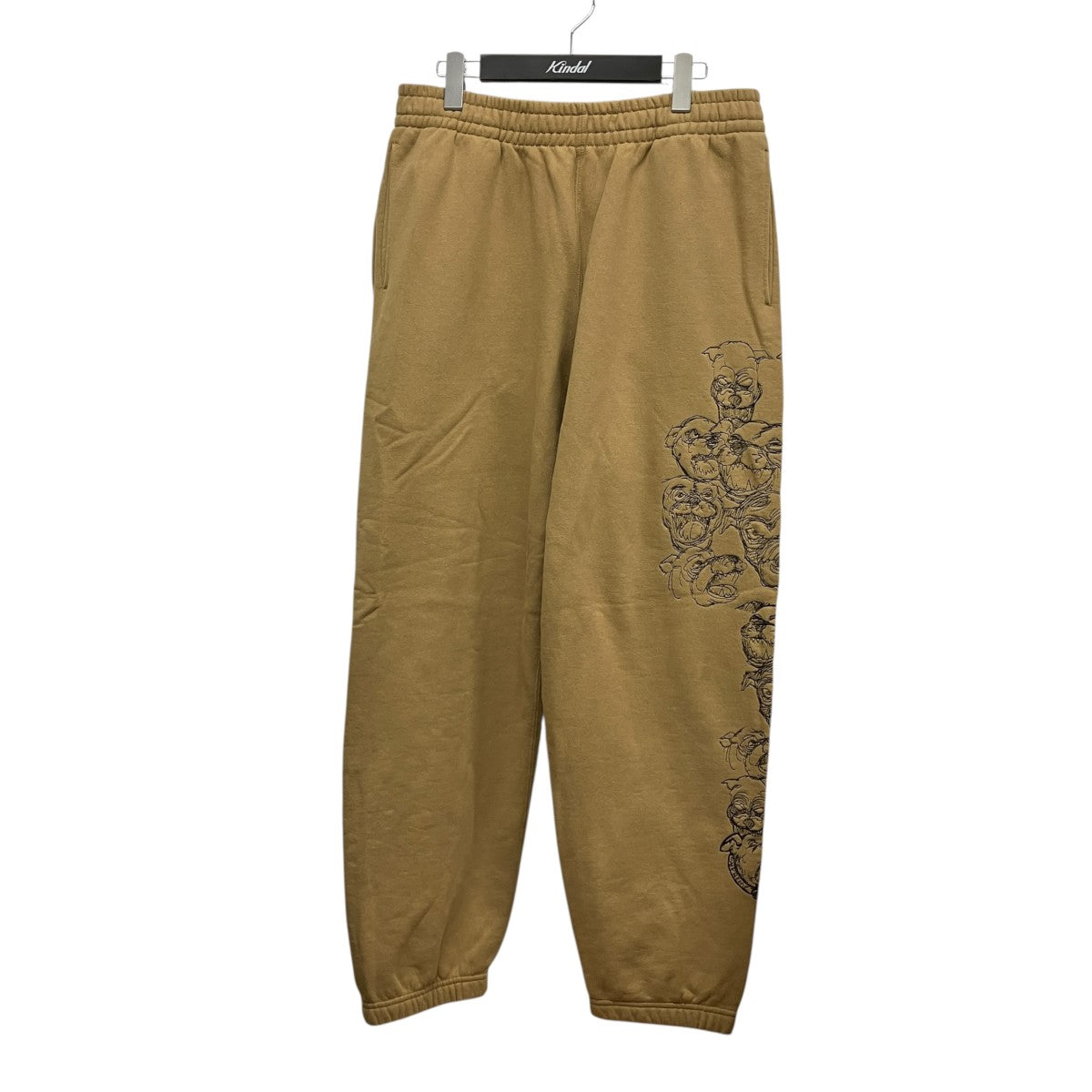 25SSPitbulls Embroidered Sweatpantドッグ刺しゅうスウェットパンツ