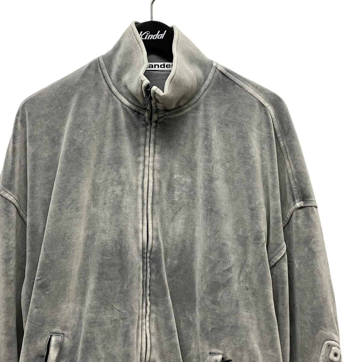 ALEXANDER WANG ロゴベロアジップトラックジャケットUCC4242030 古着・中古-4枚目のアイテム画像