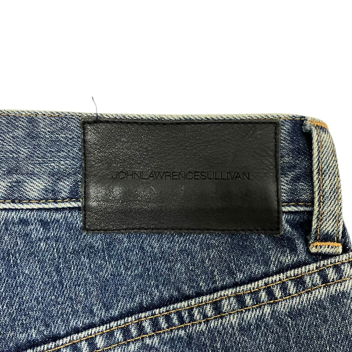 JOHN LAWRENCE SULLIVAN BLEACHED DENIM ZIPPED PANTSフロントジップデニムパンツ2A023-0321-56 古着・中古-5枚目のアイテム画像