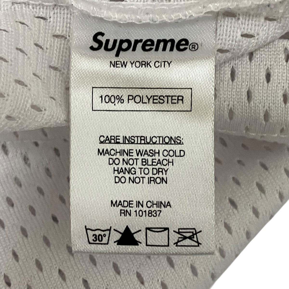 Supreme 15SSStar Basketball JerseyメッシュノースリーブロゴプリントゲームTシャツ 古着・中古-6枚目のアイテム画像