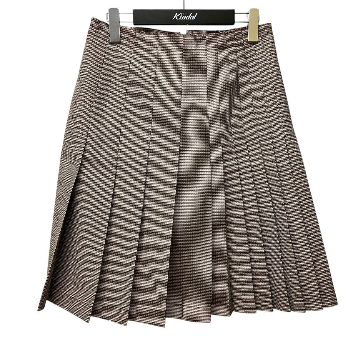 MARNI Check Print Pleated Midi Skirtチェックプリントプリーツスカート 古着・中古-1枚目のアイテム画像