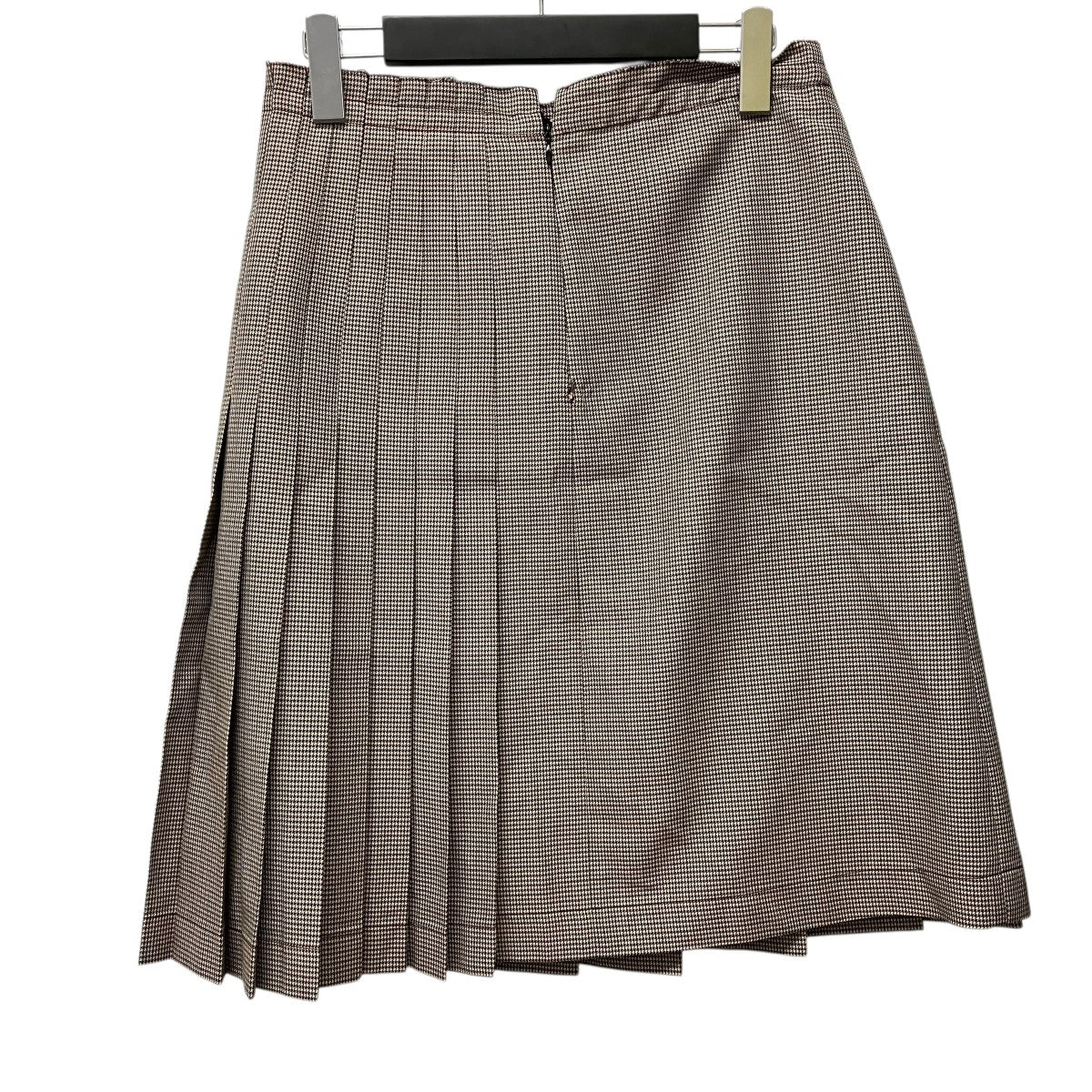 MARNI Check Print Pleated Midi Skirtチェックプリントプリーツスカート 古着・中古-2枚目のアイテム画像
