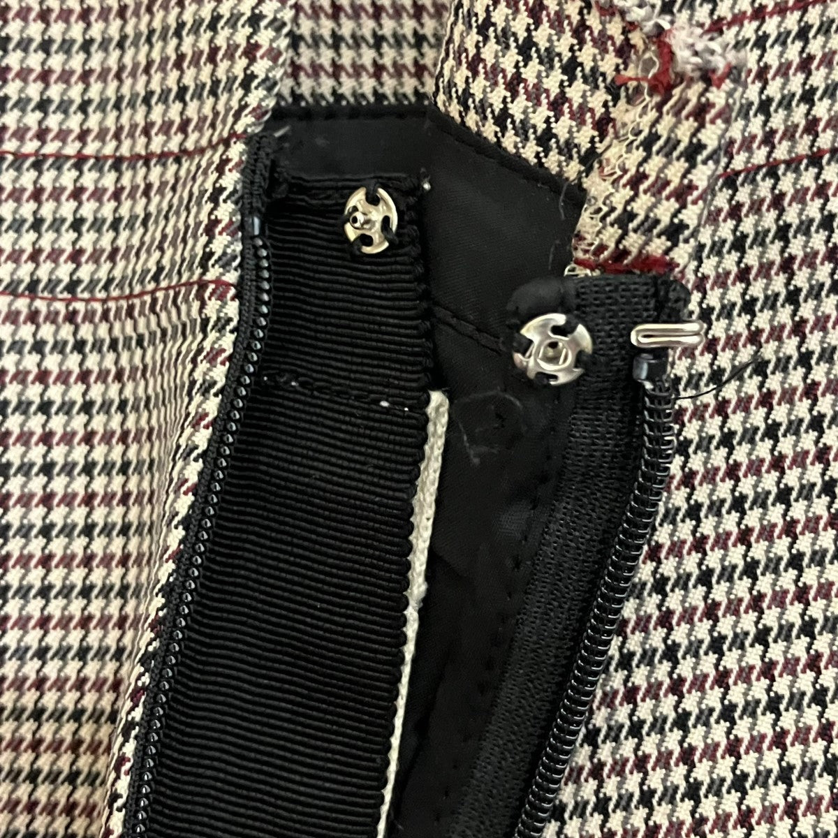 MARNI Check Print Pleated Midi Skirtチェックプリントプリーツスカート 古着・中古-8枚目のアイテム画像