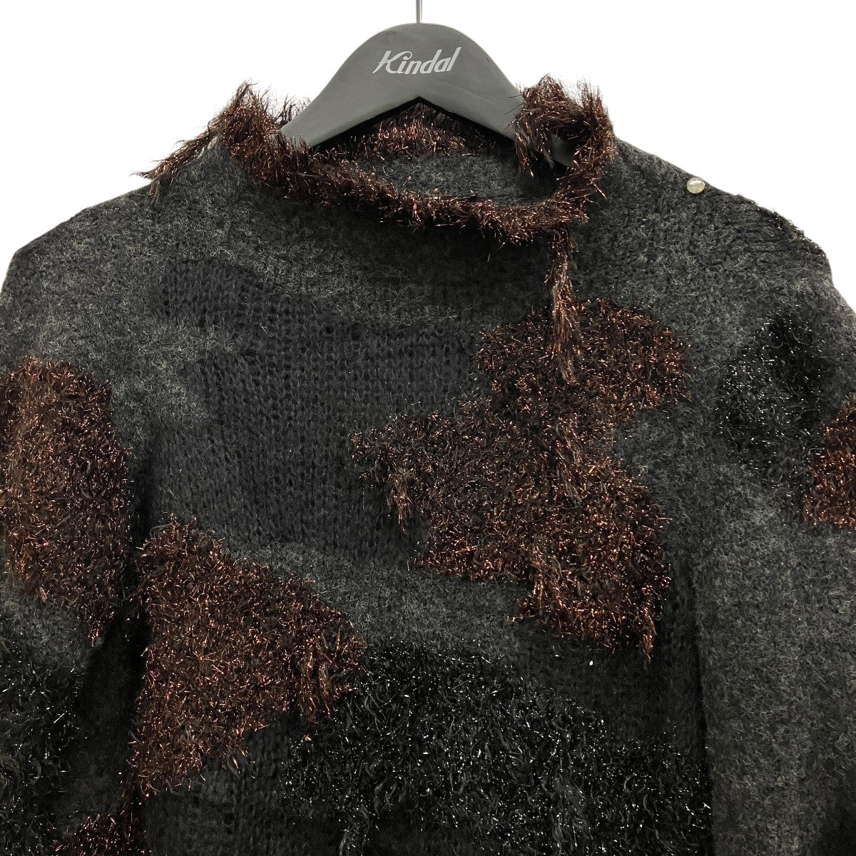 DIESEL モヘア混ラメニット 古着・中古-3枚目のアイテム画像