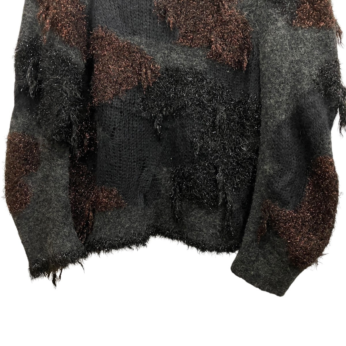 DIESEL モヘア混ラメニット 古着・中古-4枚目のアイテム画像