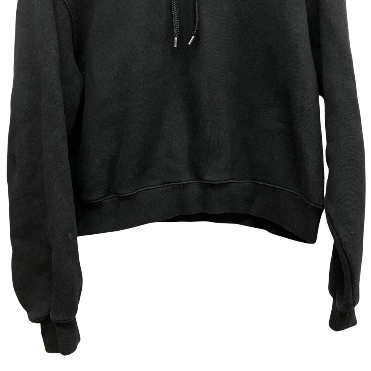 ALEXANDER WANG ESSENTIAL TERRY HOODIE WITH PUFF PAINT LOGOロゴプルオーバーパーカー4CC3222069 古着・中古-4枚目のアイテム画像
