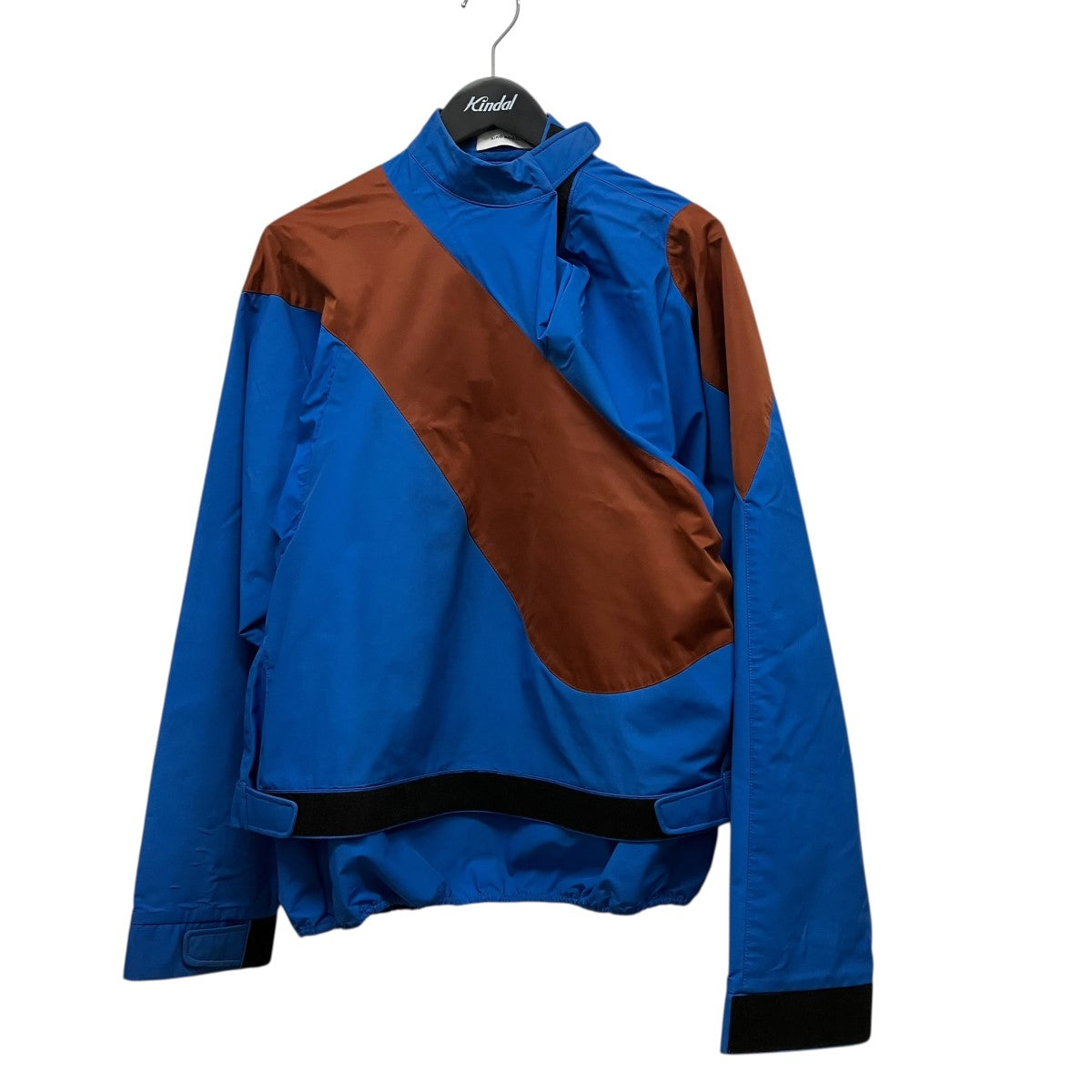18AWTWO TONE TEAR DROP SHOULDER TOPプルオーバーナイロンジャケット00052018