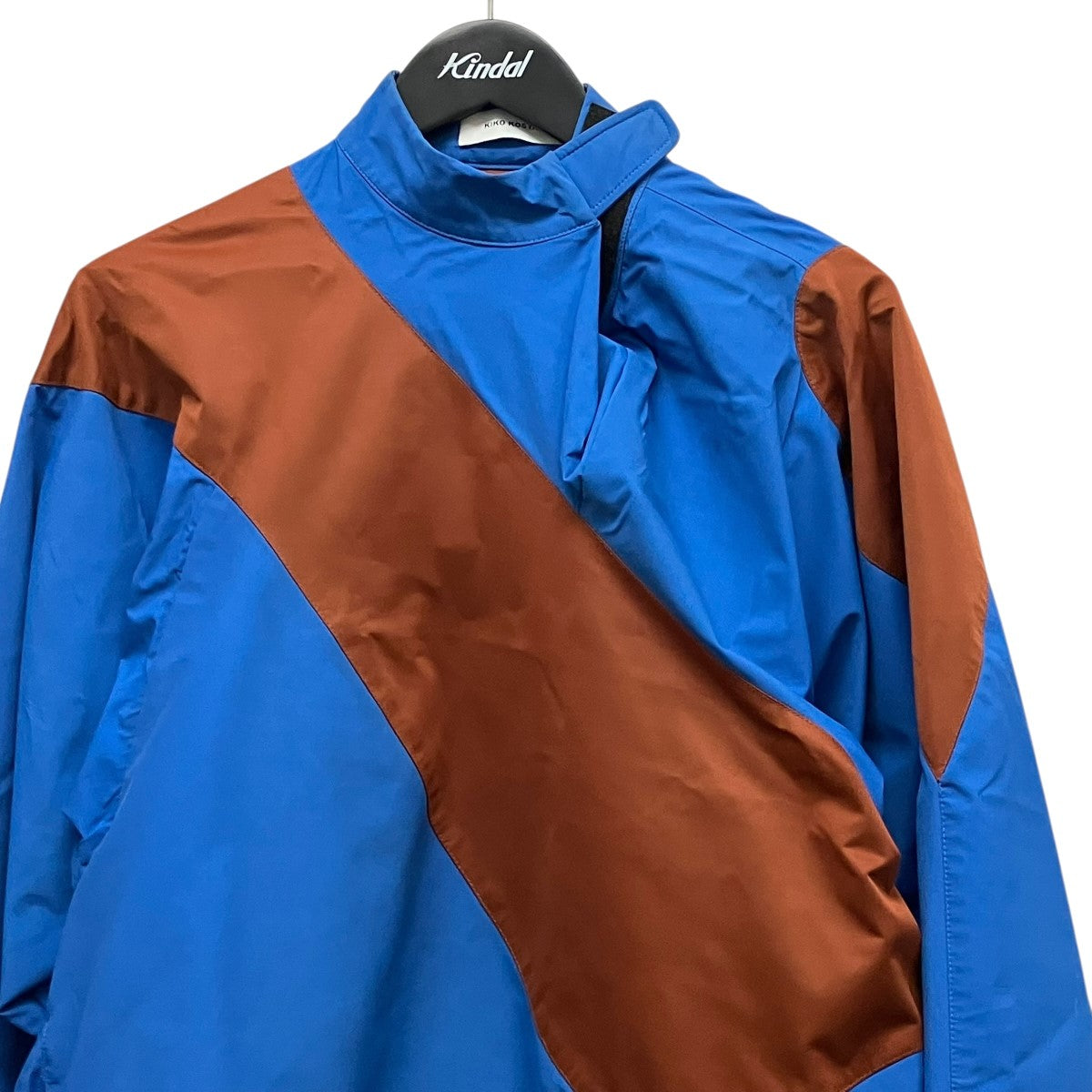 18AWTWO TONE TEAR DROP SHOULDER TOPプルオーバーナイロンジャケット00052018