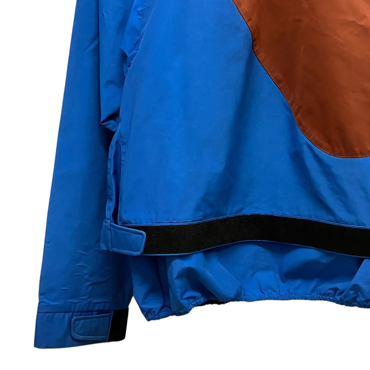 18AWTWO TONE TEAR DROP SHOULDER TOPプルオーバーナイロンジャケット00052018