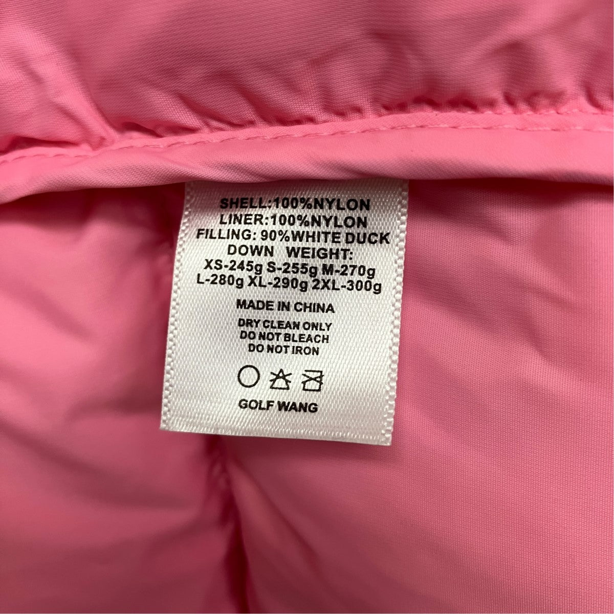 GOLF WANG チェックフーデットダウンジャケット 古着・中古-7枚目のアイテム画像