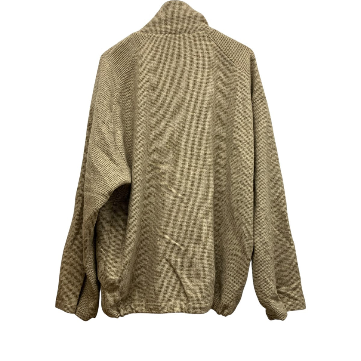 AURALEE 22AW「WOOL HAIRLINE LIGHT TWEED ZIP BLOUSON」ウールチェックブルゾン 古着・中古-2枚目のアイテム画像