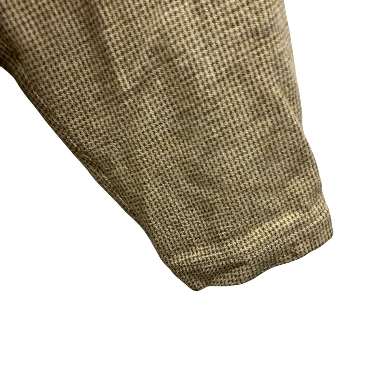AURALEE 22AW「WOOL HAIRLINE LIGHT TWEED ZIP BLOUSON」ウールチェックブルゾン 古着・中古-6枚目のアイテム画像