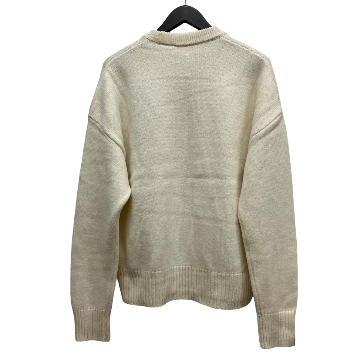 AMI Alexandre Mattiussi AMI DE COEUR CREW NECK SWEATERロゴ刺しゅうセーターUKS002.018 古着・中古-2枚目のアイテム画像