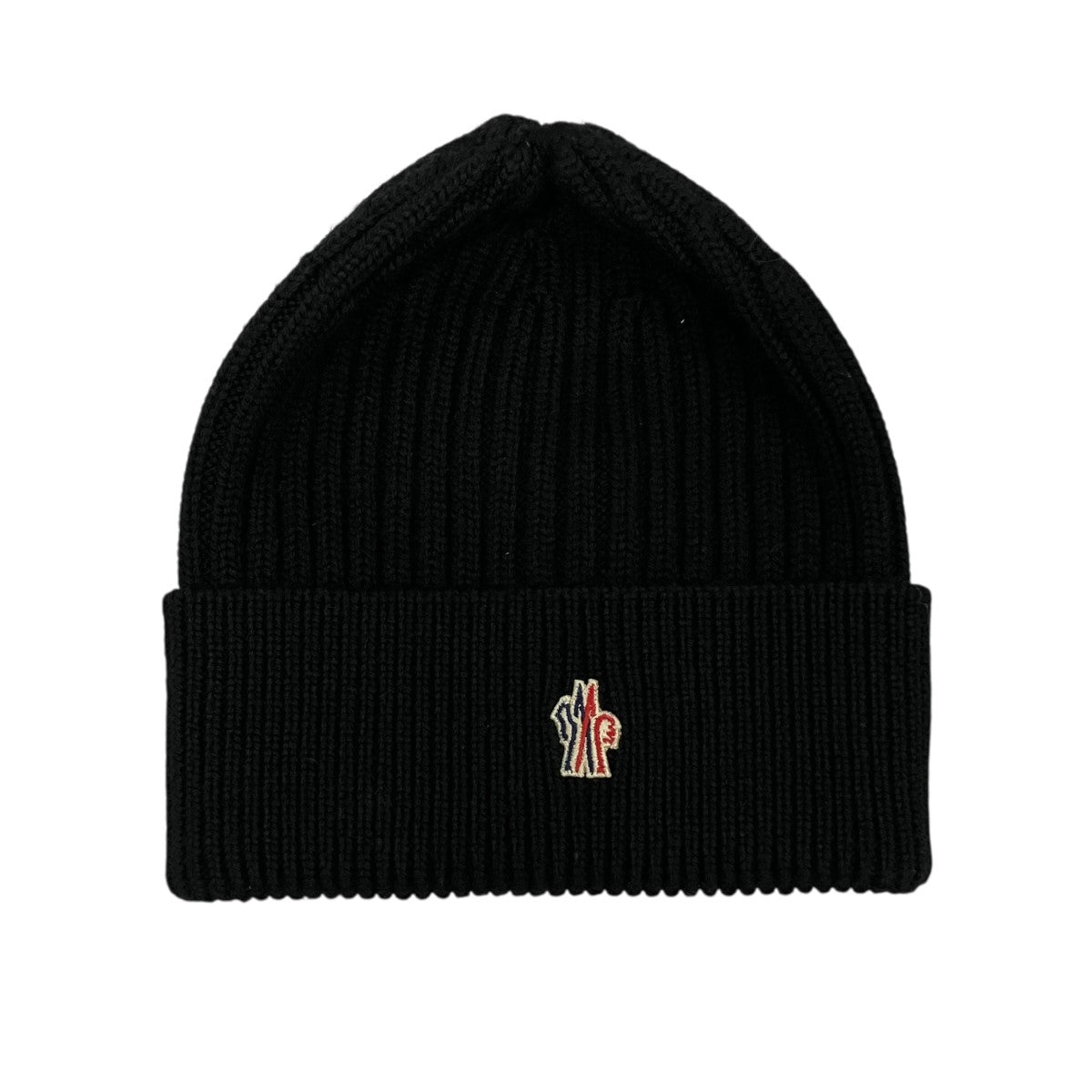 MONCLER ロゴビーニー ニットキャップ 古着・中古-1枚目のアイテム画像