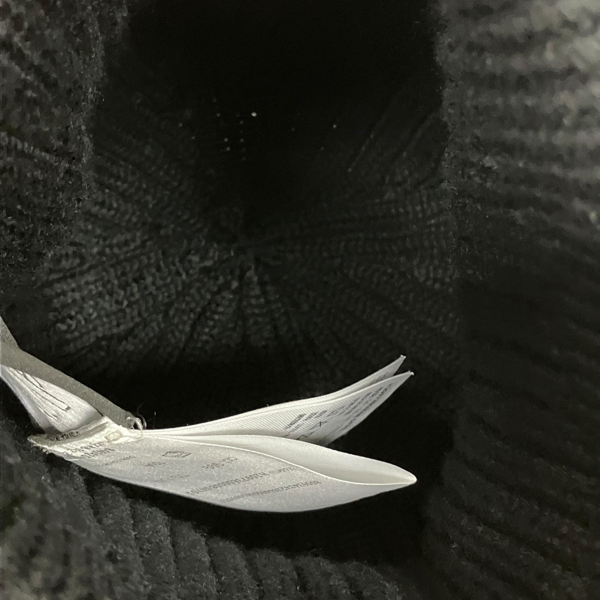 MONCLER ロゴビーニー ニットキャップ 古着・中古-4枚目のアイテム画像
