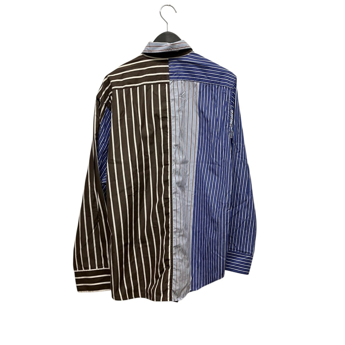 良好 MARNI マルニ アシンメトリーストライプ シャツ サイズ:8(130cm相当)  ホワイト/ブルー 綿 レディース 　240001142511 000000101247-01.jpg?size=m&w=