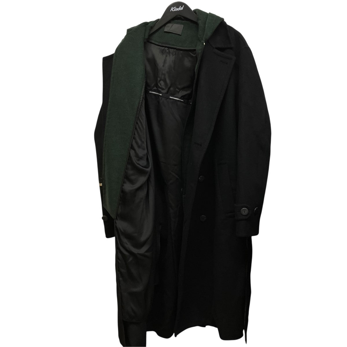 ALEXANDER WANG フードドッキングダブルチェスターコート 古着・中古-3枚目のアイテム画像