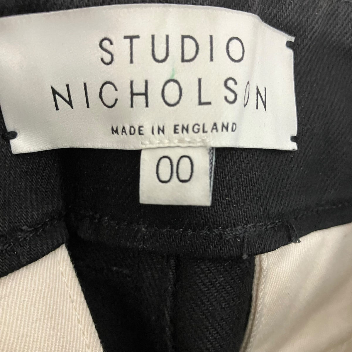 STUDIO NICHOLSON AKERMANツイストテーパードパンツSNW-747 古着・中古-6枚目のアイテム画像