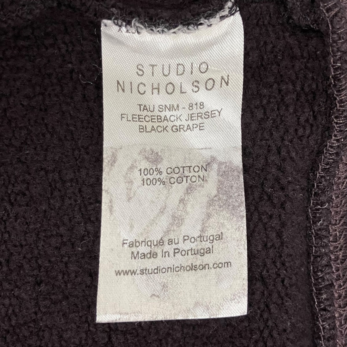 TAU FLEECEBACK JERSEYバックロゴスウェットSNM-818