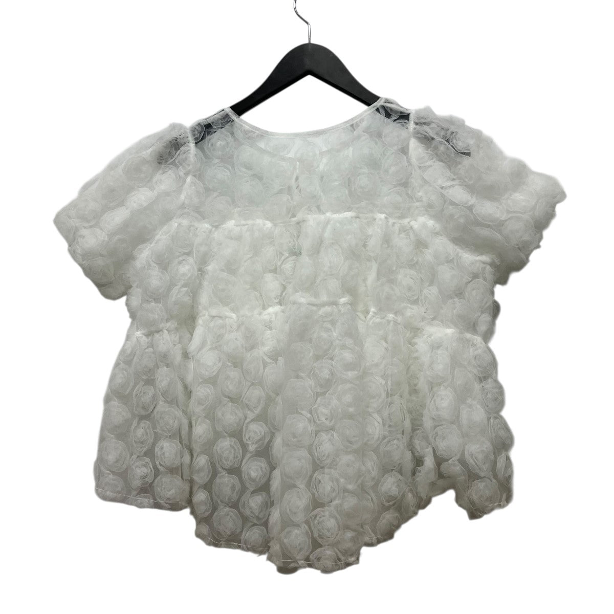 POPPY FLOWER BALLOON TULLE BOLEROフラワーチュールボレロ 古着・中古-2枚目のアイテム画像