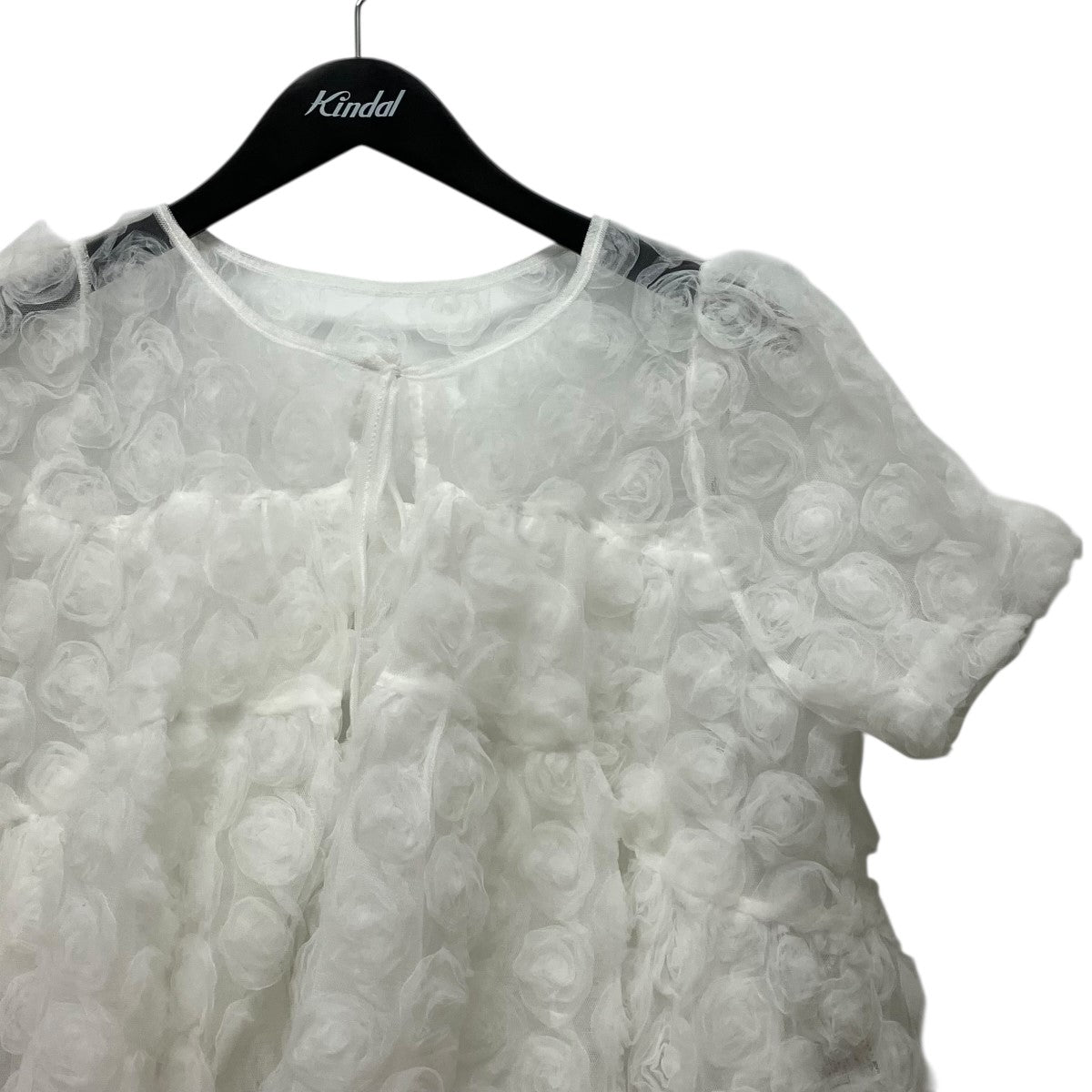 POPPY FLOWER BALLOON TULLE BOLEROフラワーチュールボレロ 古着・中古-3枚目のアイテム画像