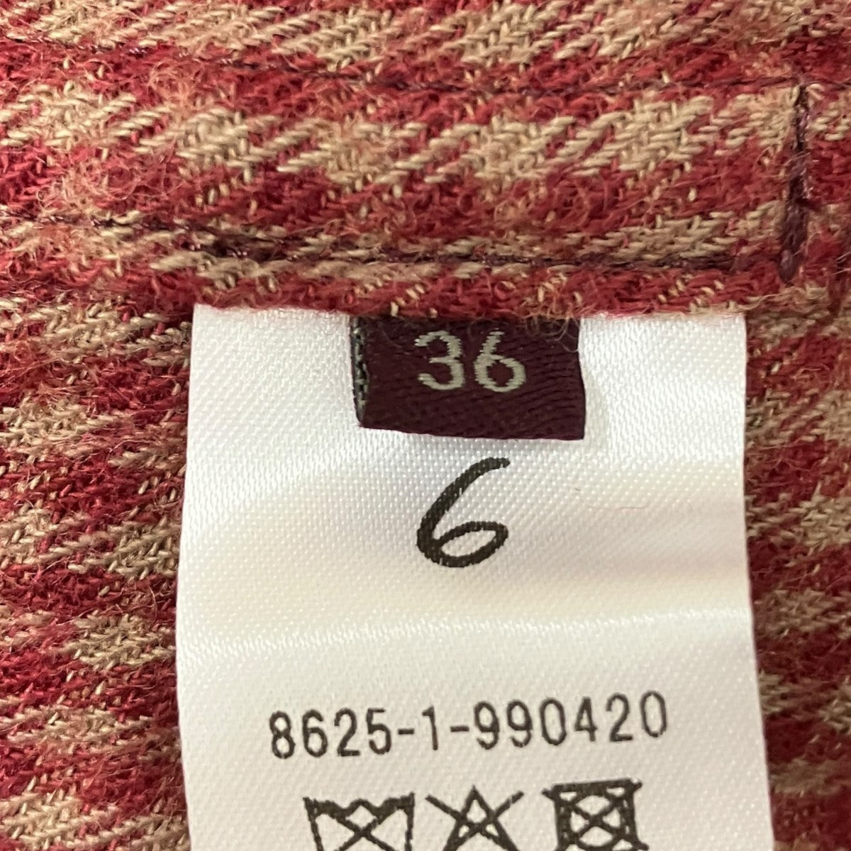 チェックロングコート8625-1-990420