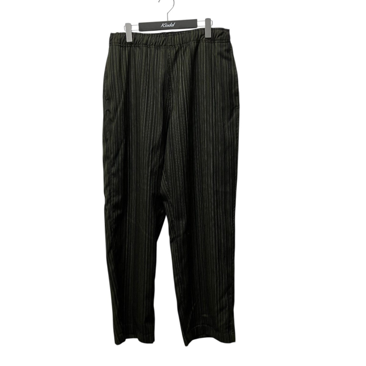 OUR LEGACY Reduced Trouser Flourescent Yellow StripeストライプイージーパンツWS4244RF 古着・中古-1枚目のアイテム画像